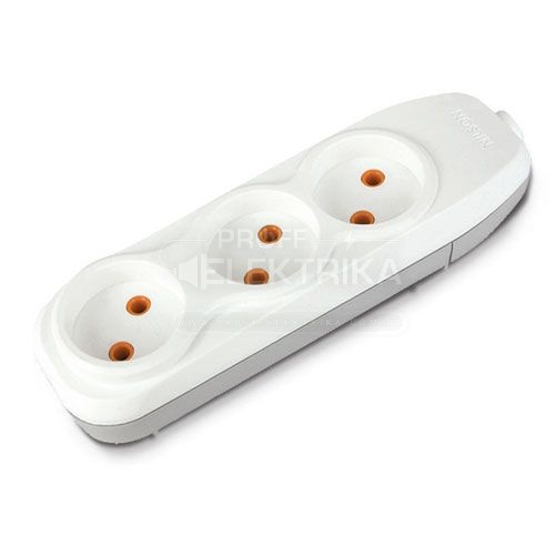 Фото Колодка Nilson 3 гнезда без заземления 43130000