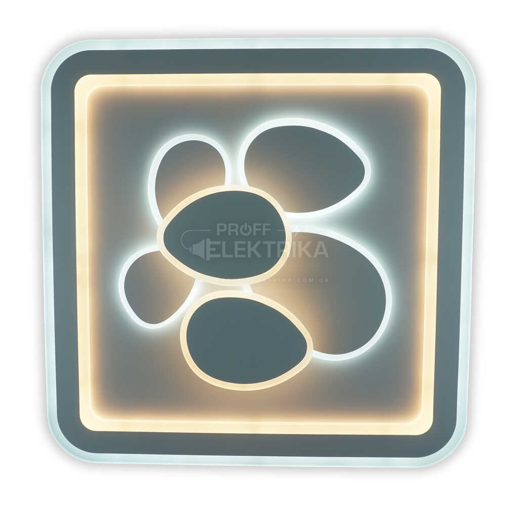 Фото Світильник LED smart OREO пульт 120W 3000-6000K IP20 білий квадрат Violux 220405