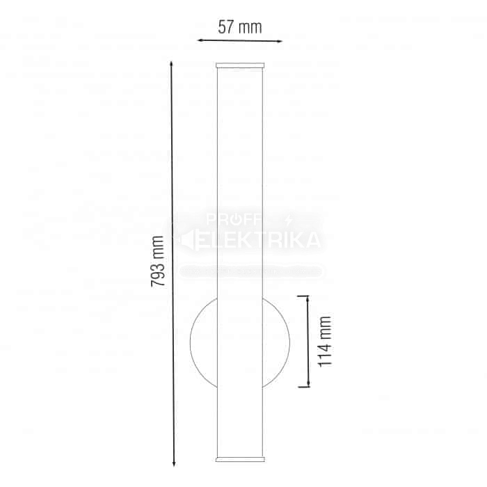 Фото 2 Світлодіодне підсвічування дзеркал-картин SUNA-20 Білий HOROZ
