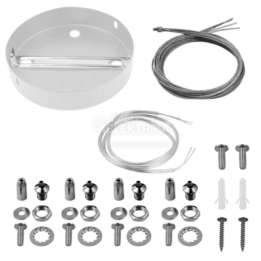 Фото 2 Подвес для светильника MILLENNIUM белый Violux 350100