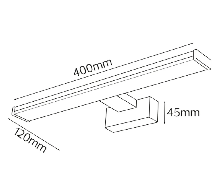Фото 2 Светодиодная подсветка зеркал-картин LEYLEK-8 Хром HOROZ