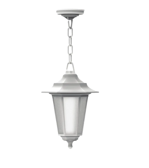 Фото Светильник садово-парковый BEGONYA-3 Е27 белый HOROZ 400-020-118