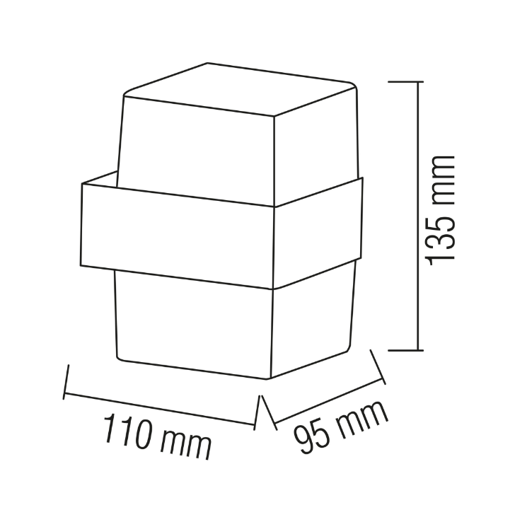 Фото 2 Світильник садово-парковий KING-10/S 10W 4200K чорний HOROZ 076-082-0004-010