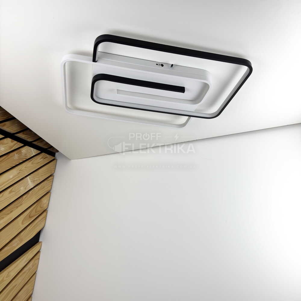 Фото 4 Світильник LED Smart DOMINO-P+пульт прямокутник 100W 3000-5000K IP20 Violux 220575