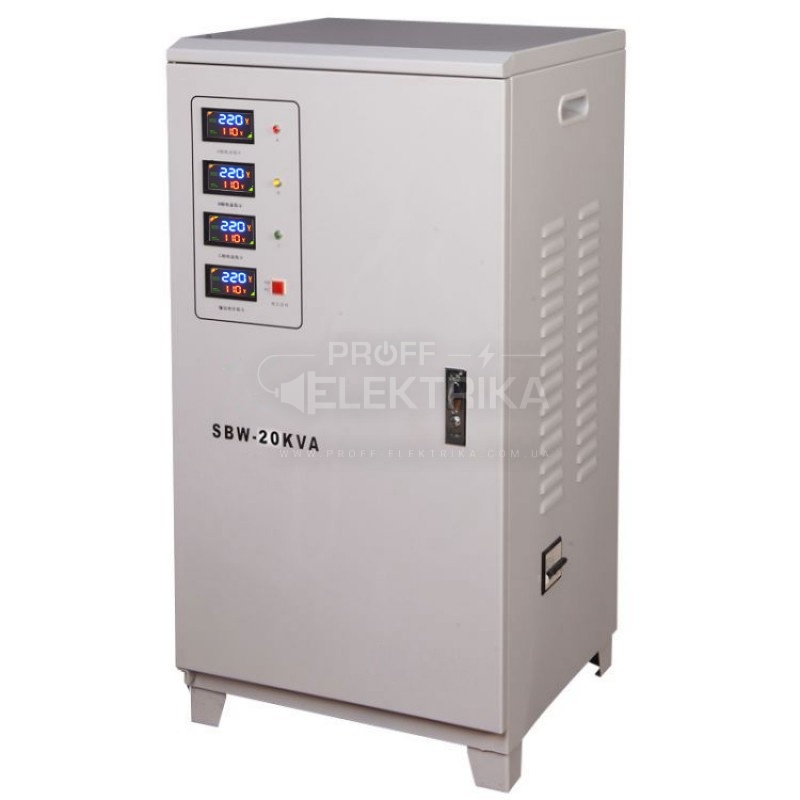 Фото 2 Стабилизатор напряжения трёхфазний ElectrO SBW, 20 кВА