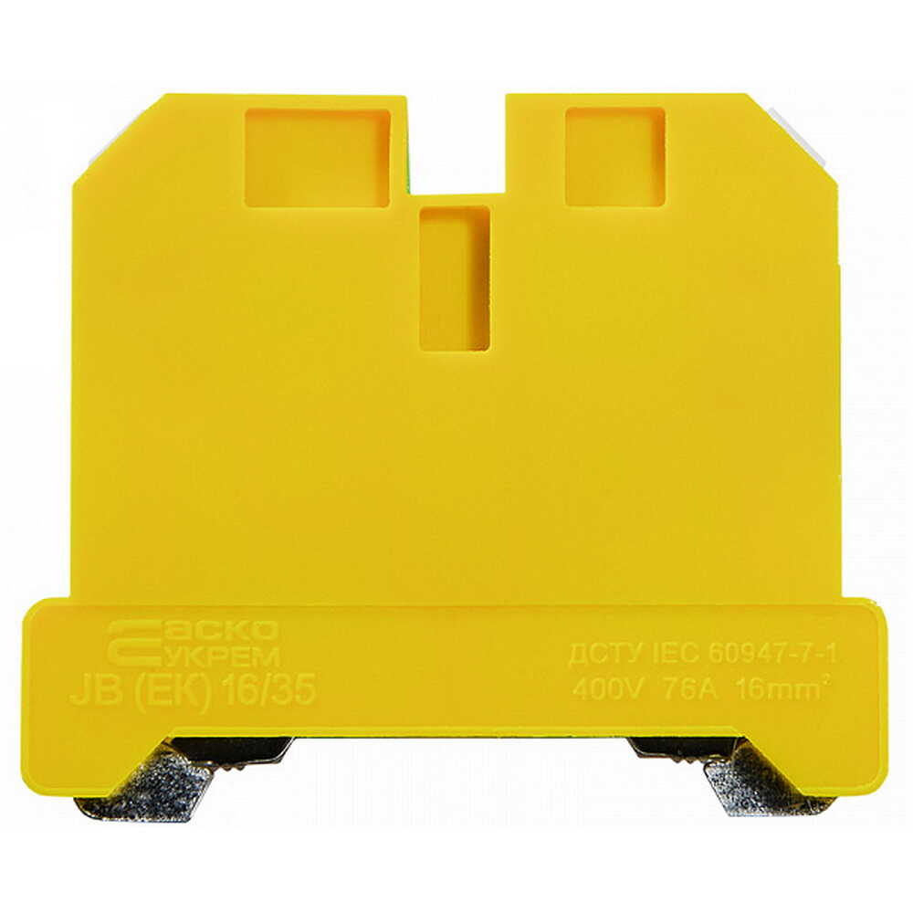 Фото 2 Клемник набірний JXB 16-35 мм жовто-зелений ACKO