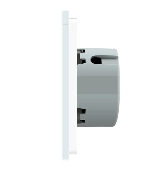 Фото 3 Сенсорный выключатель 5 сенсоров 2-1-2 белое стекло Livolo