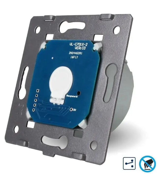 Фото Механизм бесконтактный проходной/перекрестный выключатель 1 сенсор Livolo