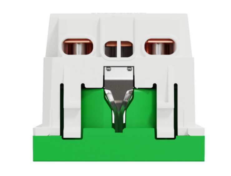 Фото 3 Розетка с заземлением со шторками винтовый зажим 16 А зеленый UNICA NEW Schneider Electric