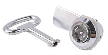 Фото Замок для щитов металлический двойная бородка 22-25/50