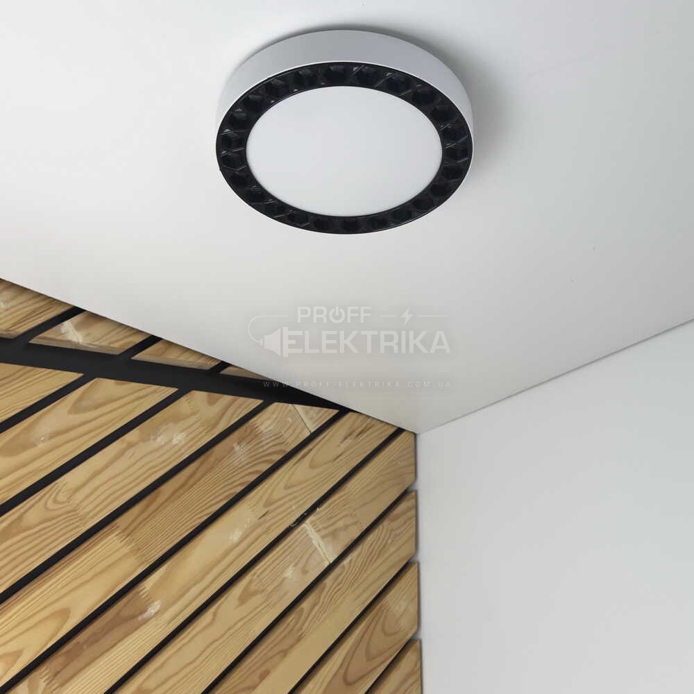 Фото 4 Світильник LED Violux ДББ ADAMANT-N 36W 4200K IP20 чорний 330331