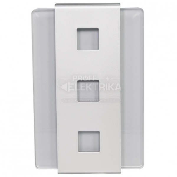 Фото Звонок GLASSO 230V двухтональный серебристый ZAMEL