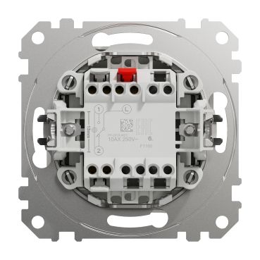 Фото 2 Переключатель одноклавишный белый Sedna Design