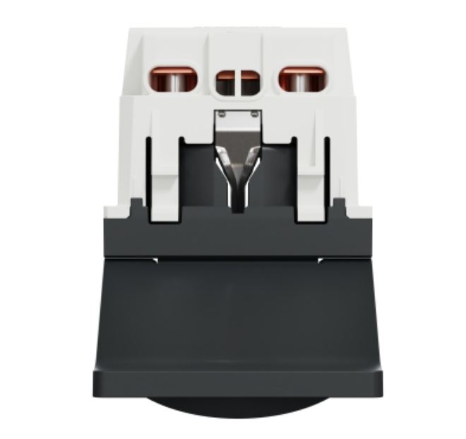 Фото 3 Розетка с заземлением с шторками и крышкой 16А винтовый зажим антрацит UNICA NEW Schneider Electric