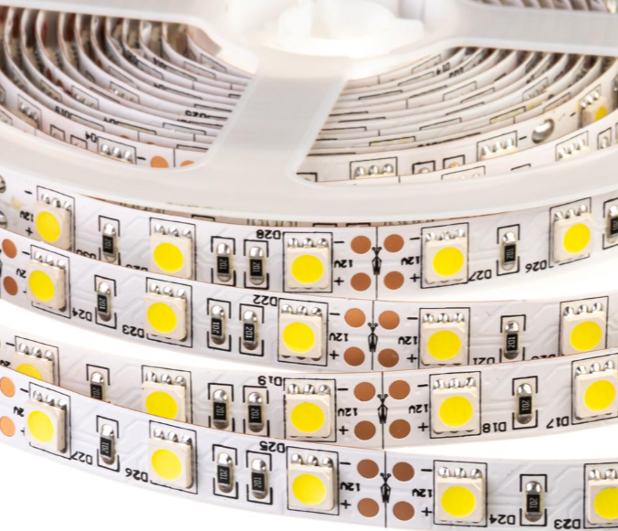 Фото Світлодіодна стрічка LED 60Lm IP65 smd5050 12V W White STAND