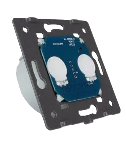 Фото 3 Механизм сенсорный бесшумный проходной/перекрестный выключатель 2 сенсора Livolo