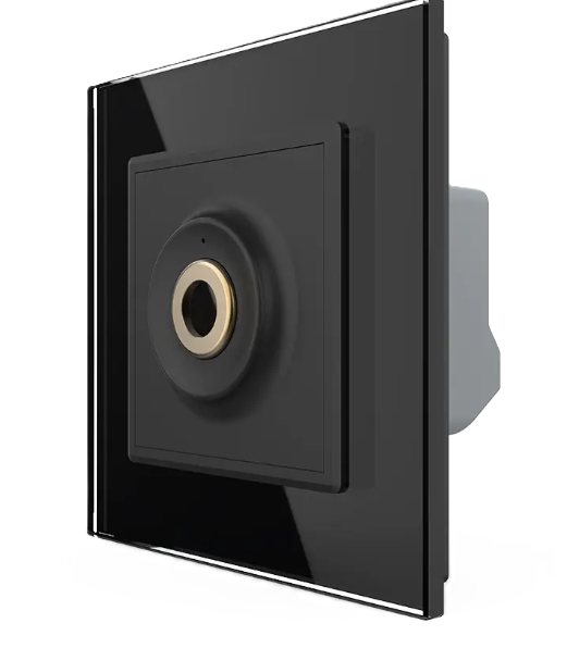 Фото 2 Бесконтактный выключатель Sense 1 сенсор черное стекло Livolo