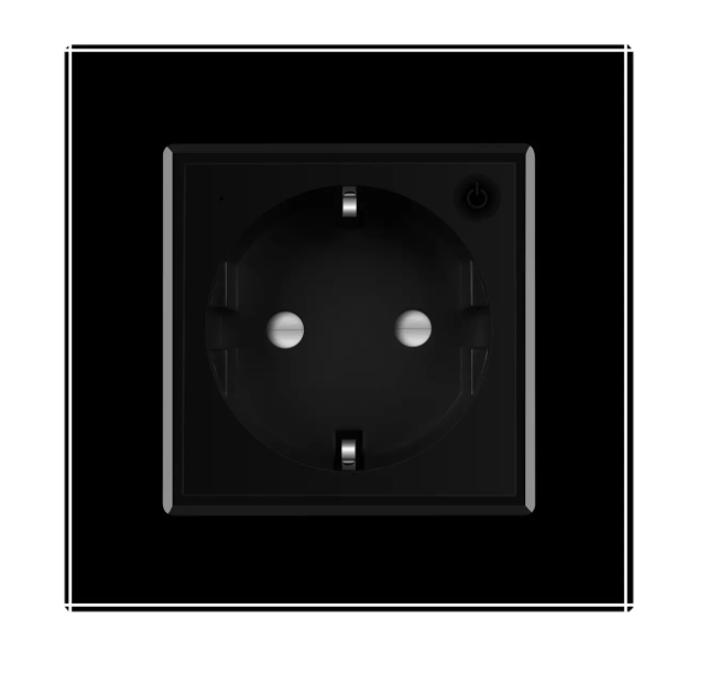 Фото 2 Умная розетка ZigBee с заземлением черный Livolo