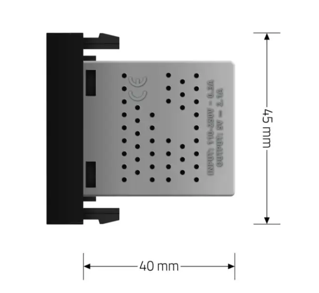 Фото 4 Механізм подвійна розетка USB із блоком живлення чорний Livolo