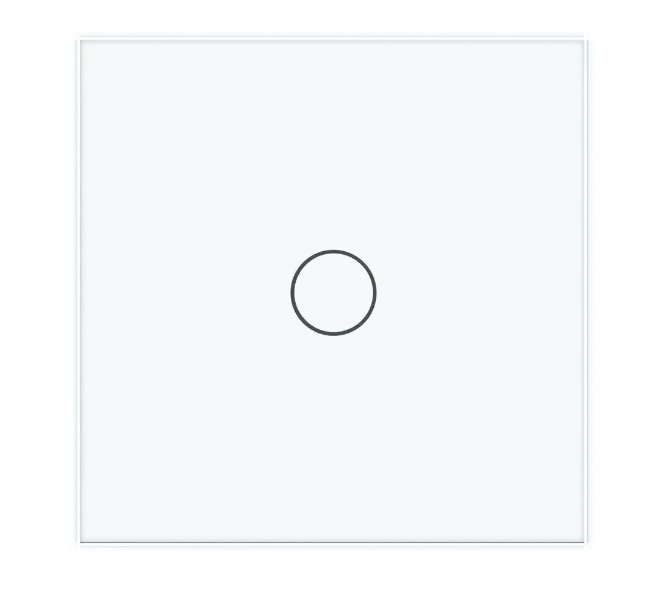 Фото 2 Комплект сенсорний прохідний димер 1 сенсор біле скло Livolo