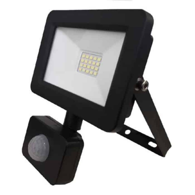 Фото Прожектор LED 10W IP65 с датчиком движения ASLAN S 10 HOROZ