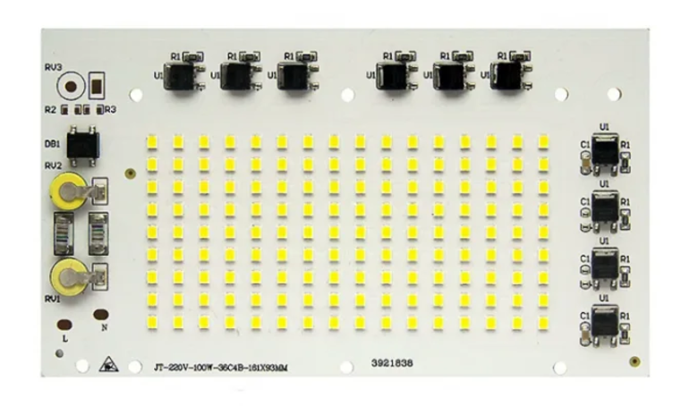 Фото Матриця 100W + IC драйвер 6000K 220V 130*190мм