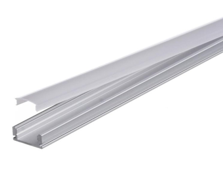 Фото ПФ 19 врезной анодированный 2м + рассеиватель