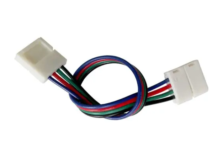 Фото Конектор для LED провід + 2 затискачі RGB SC-09-SWS-10-4 10mm