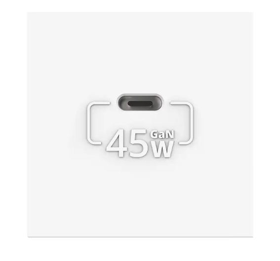 Фото 2 Механізм розетка USB Type-C з Power Delivery 45W білий Livolo