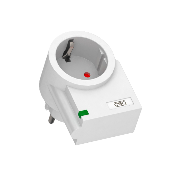 Фото Высокочувствительное устройство защиты для розетки с защитным контактом OBO Bettermann