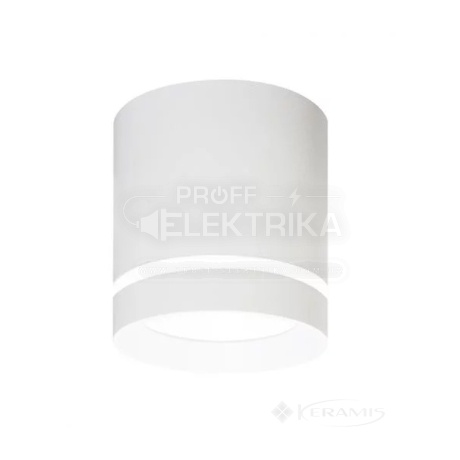 Фото 2 Светильник круглый тубус Белый MAXUS Surface 12W 4100K