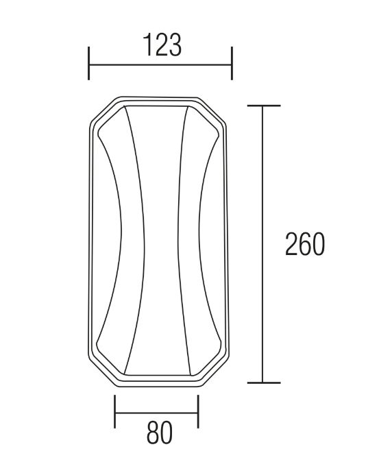 Фото 2 Світильник садово-парковий BLADE 24W 4200K чорний HOROZ 076-065-0024-010