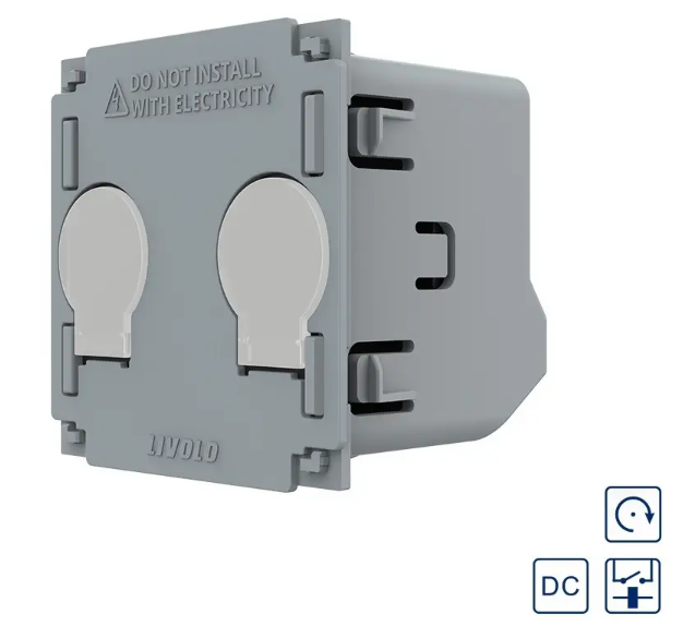 Фото Механизм сенсорная кнопка 2 сенсора 12/24 вольт Livolo