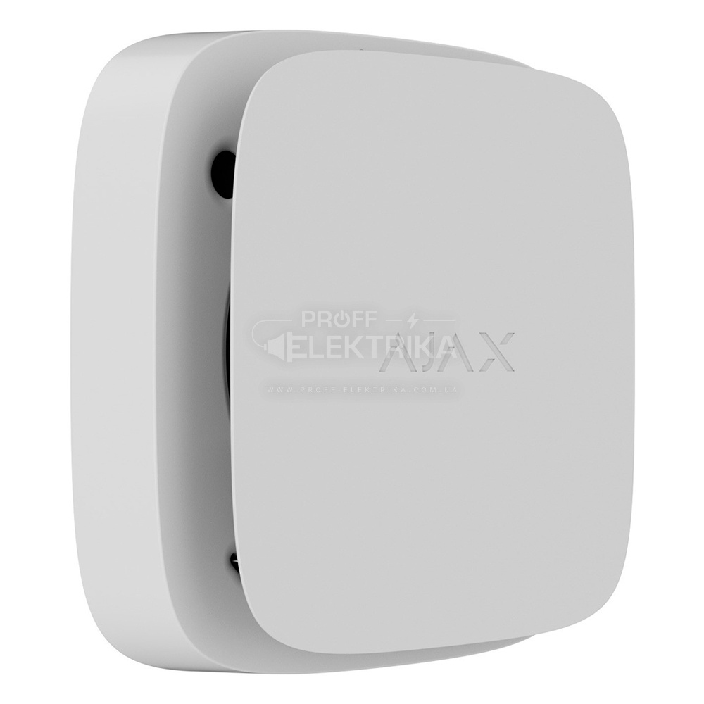 Фото 2 Беспроводной датчик дыма, температуры и угарного газа Ajax FireProtect 2 SB (Heat/Smoke/CO) белый