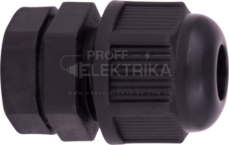 Фото Гермоввід кабельний чорний М PG-I 32mm IP68 E-next