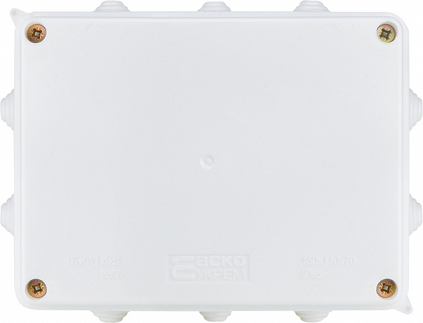 Фото 2 Коробка распределительная квадрат 150*110*70 UAtmo Аско