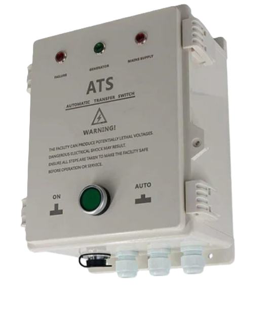 Фото Автоматический ввод резерва автоматика ATS/АВР AISIKAI ASKQ-63A/2P для дизельных генераторов 5кВт – 20 кВт (380В)