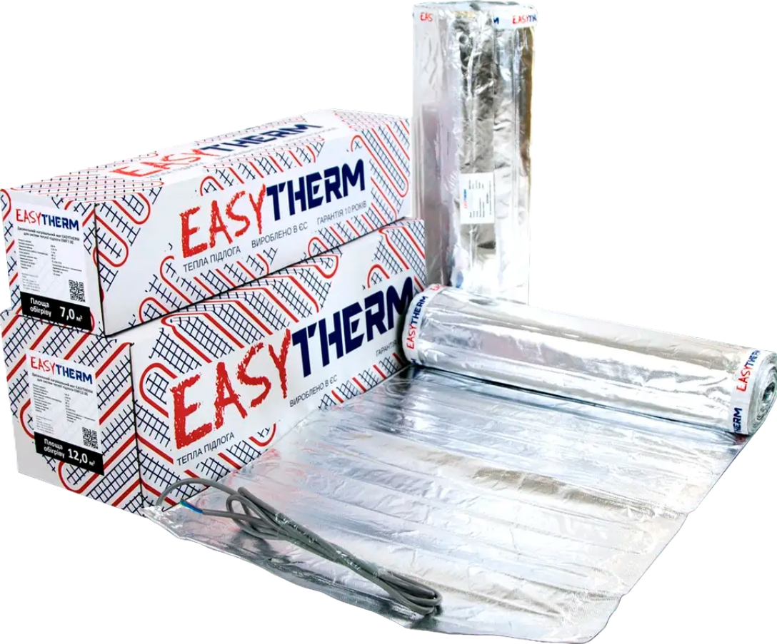 Фото 2 Нагрівальний мат двожильний із фольгою Еasytherm EMF 6.00