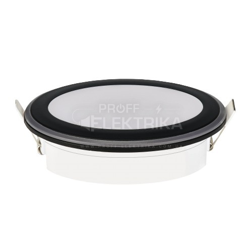 Фото Світильник вмонтований PARKER-12 12W чорний HOROZ