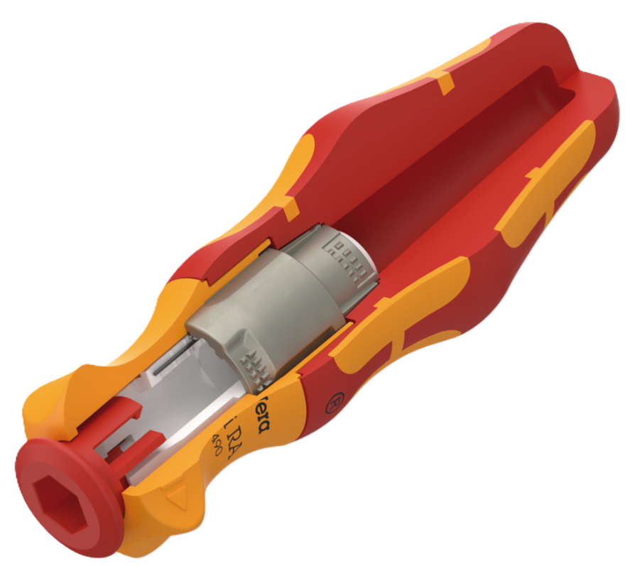 Фото 4 Отвертка с трещоткой со сменными насадками WERA Kraftform Kompakt VDE 17 RA 1 05006618001