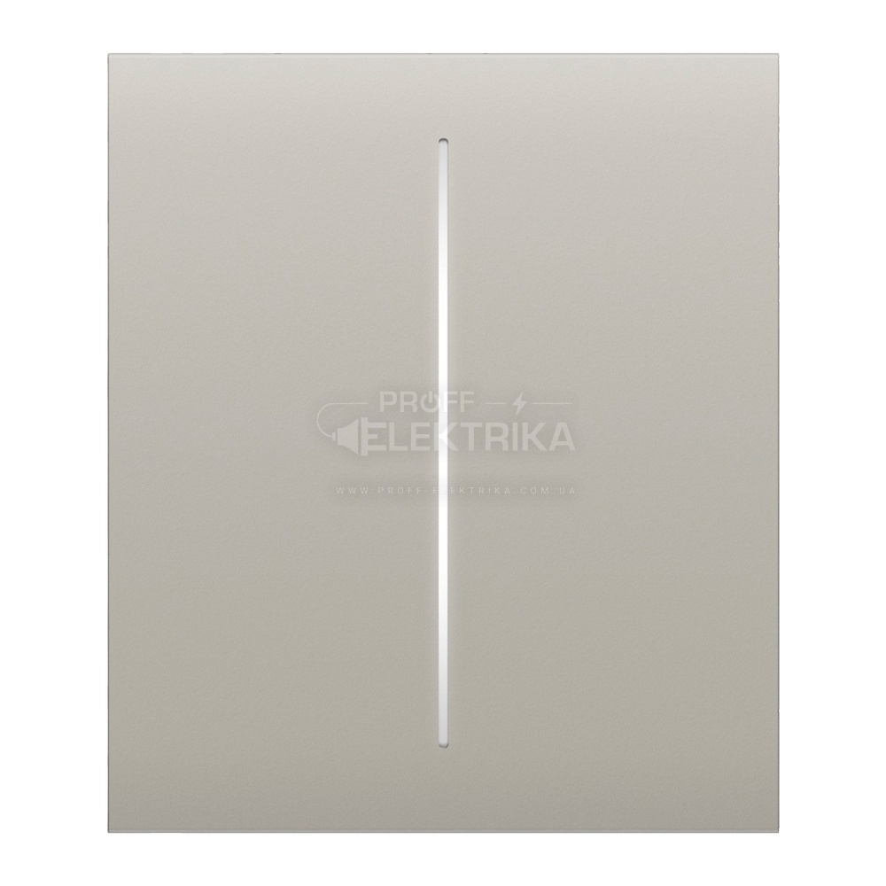 Фото Центральная кнопка для выключателя Ajax CenterButton 2-gang устричная