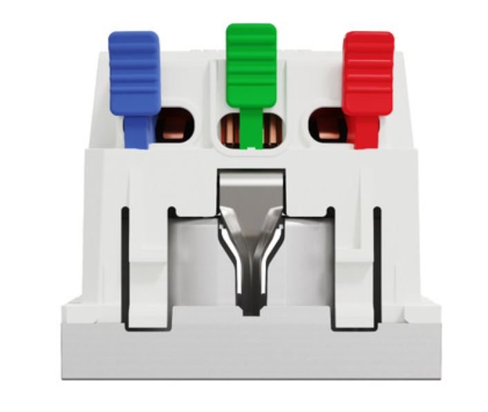 Фото 4 Розетка із заземленням та шторками 16А самозатискні клеми алюміній UNICA NEW Schneider Electric