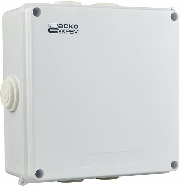 Фото Коробка распределительная квадрат 150*150*70 TY-RA Аско