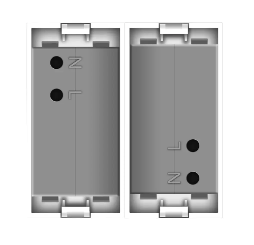 Фото 3 Механізм подвійна розетка USB із блоком живлення білий Livolo