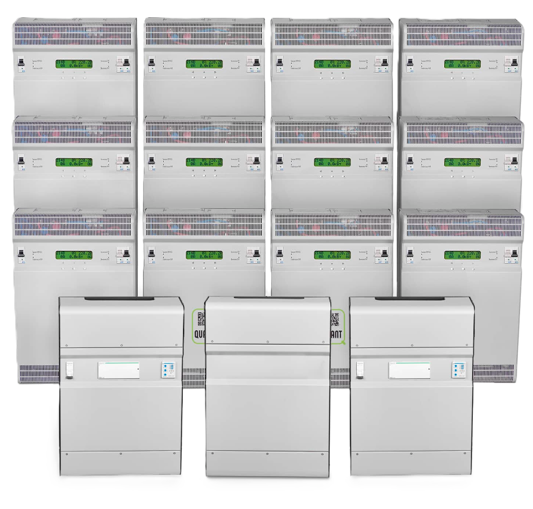 Фото Трехфазный стабилизатор напряжения Quant-132 (12х11) инверторный, мощность 132 кВт