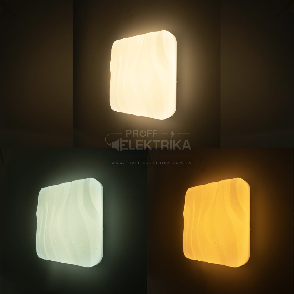 Фото 6 Світильник LED smart SKY 30W 3000-6000K IP20 квадрат Violux 210123