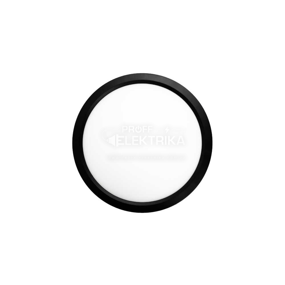 Фото Світильник LED MILLENNIUM 20W 5000K коло чорний Violux 351220