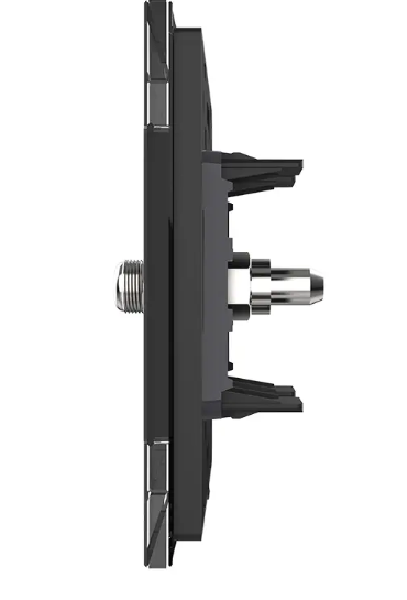 Фото 2 Супутникова розетка SAT чорне скло Livolo