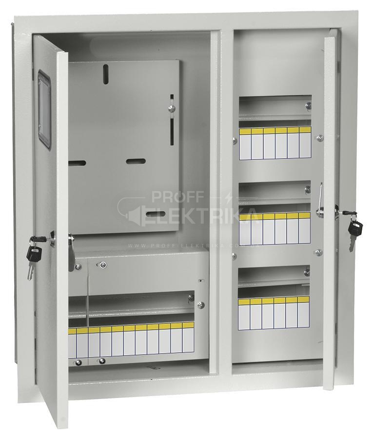 Фото Щит металевий трифазний ЩУРв-3/30 36 УХЛЗ IP30 IEK