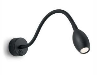 Фото Светильник настенный бра струбцина Черный СОВ 3W 3500 К FERON